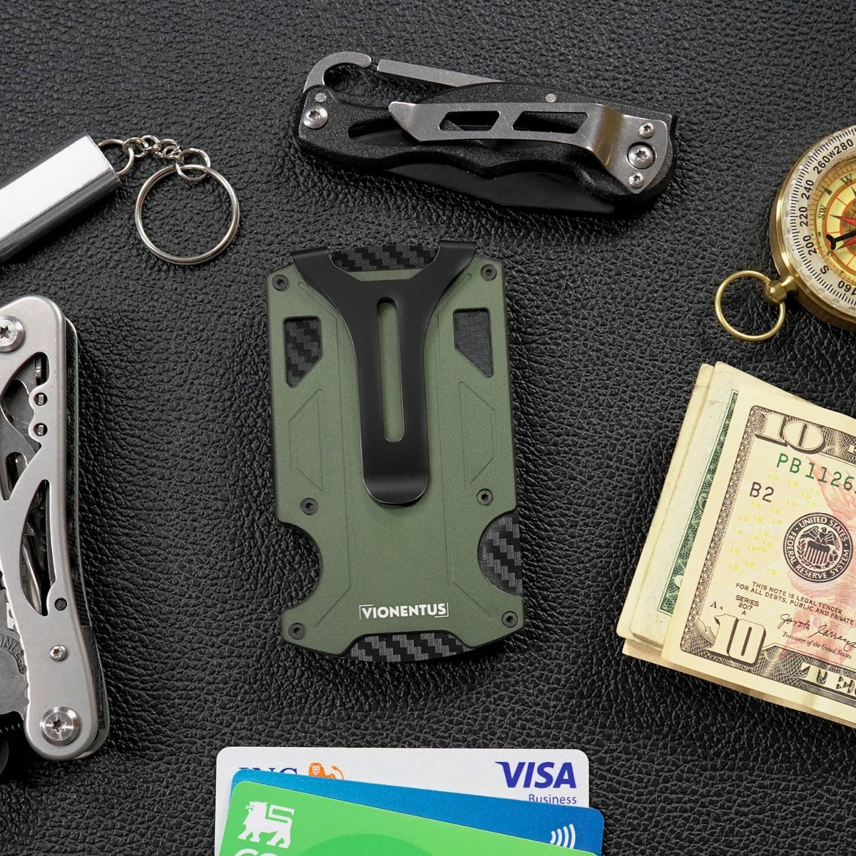 Premium Smart VN201 AirTag Wallet
