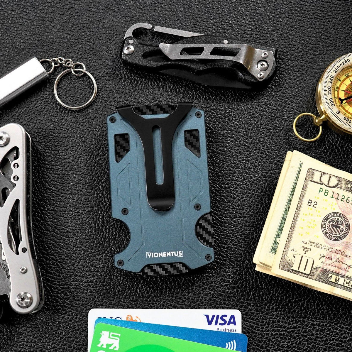 Premium Smart VN201 AirTag Wallet