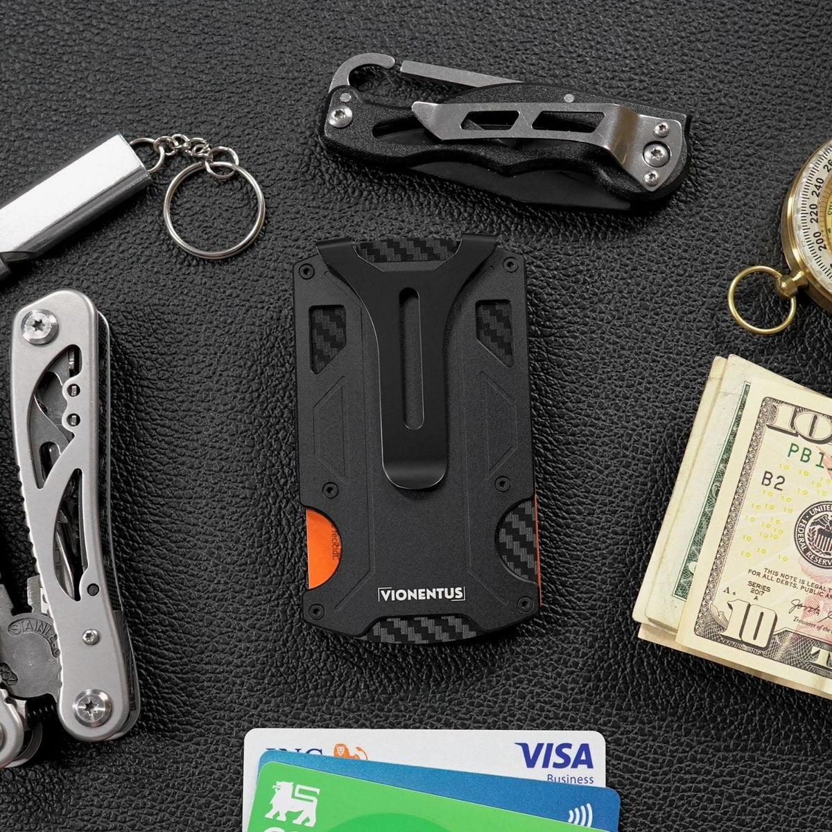 Premium Smart VN201 AirTag Wallet