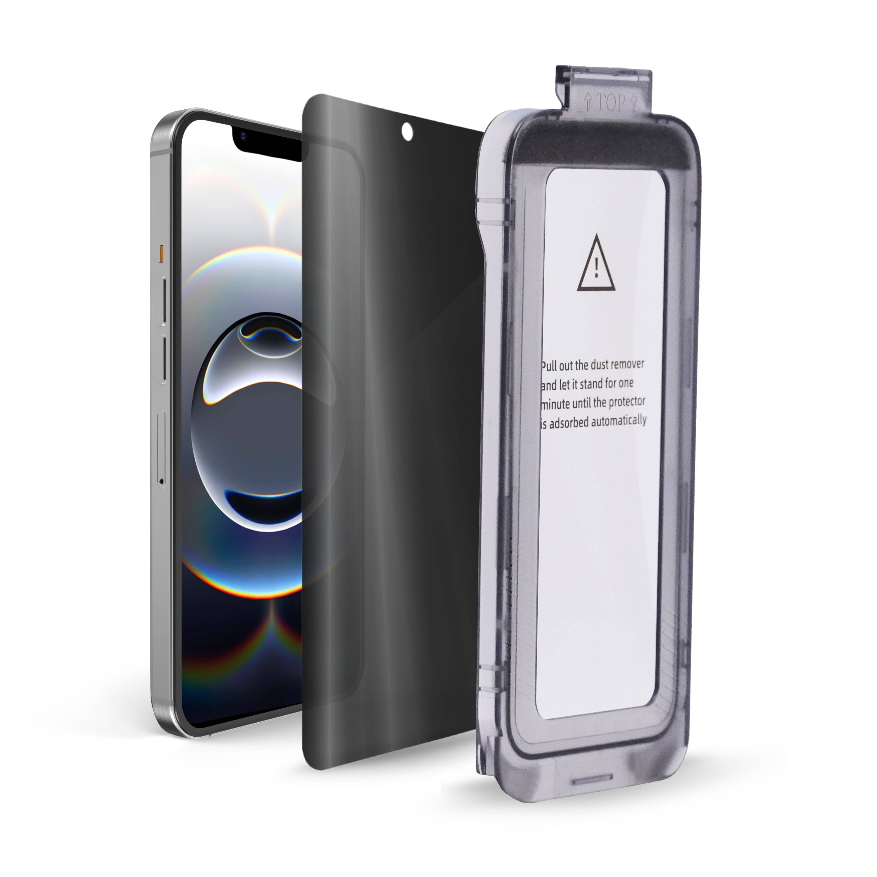 Apple iPhone 16 Pro Privacy Glass Screen Protector with Perfect Alignment Tray Apple iPhone 16 Pro Privacy Glass Screen Protector with Perfect Alignment Tray