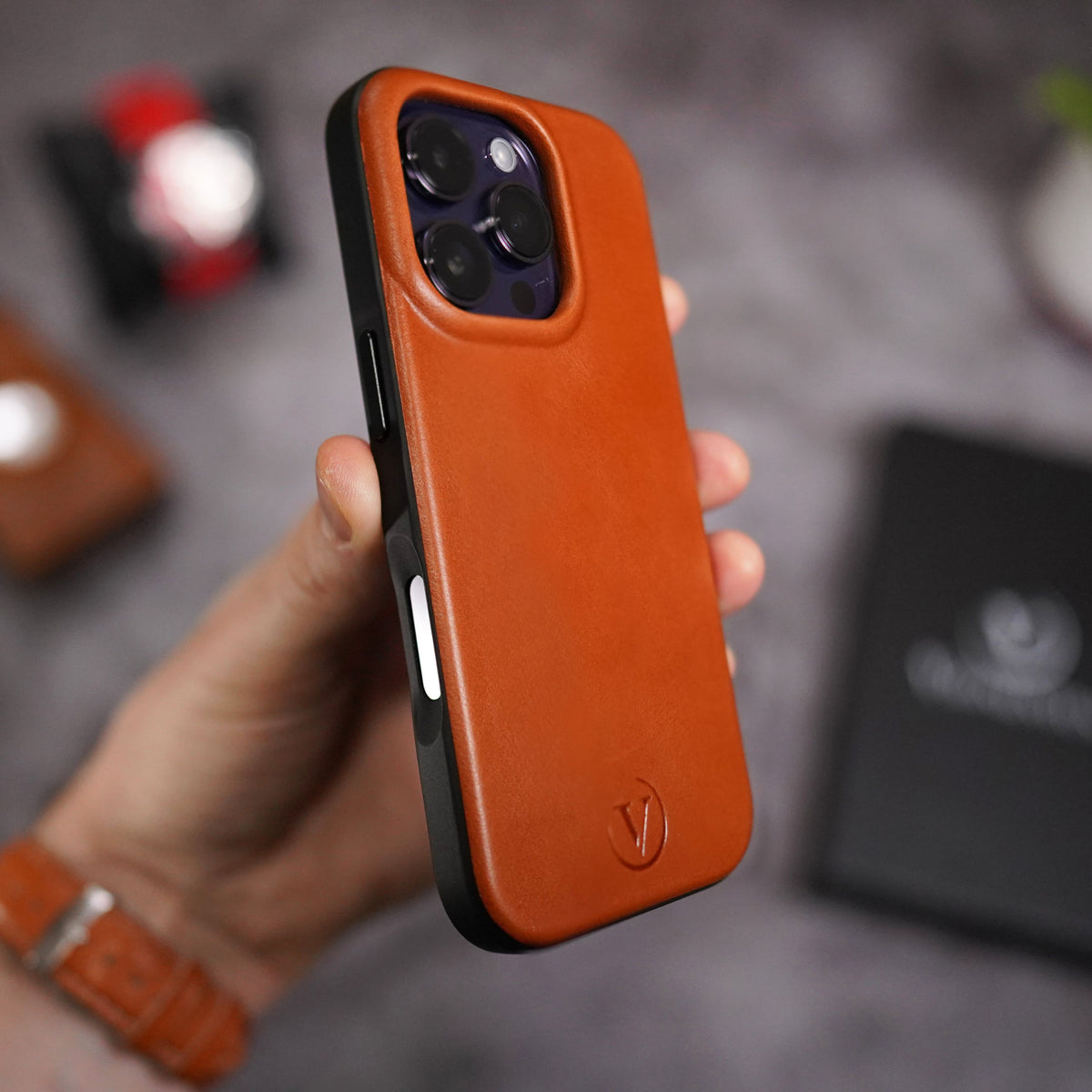 iPhone 14 Series Elite Leather Case