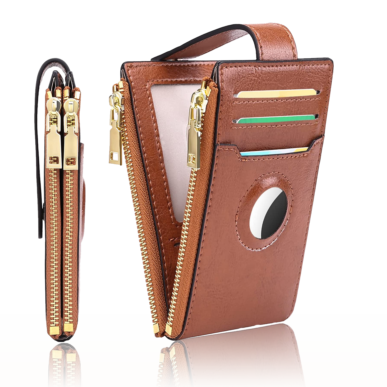 ATHE VANESSABRUNO★LEATER ZIPPER CARD WALLET 関税送料込 Holly Leather Zipped Wallet | Vanessa Bruno | PB.nl