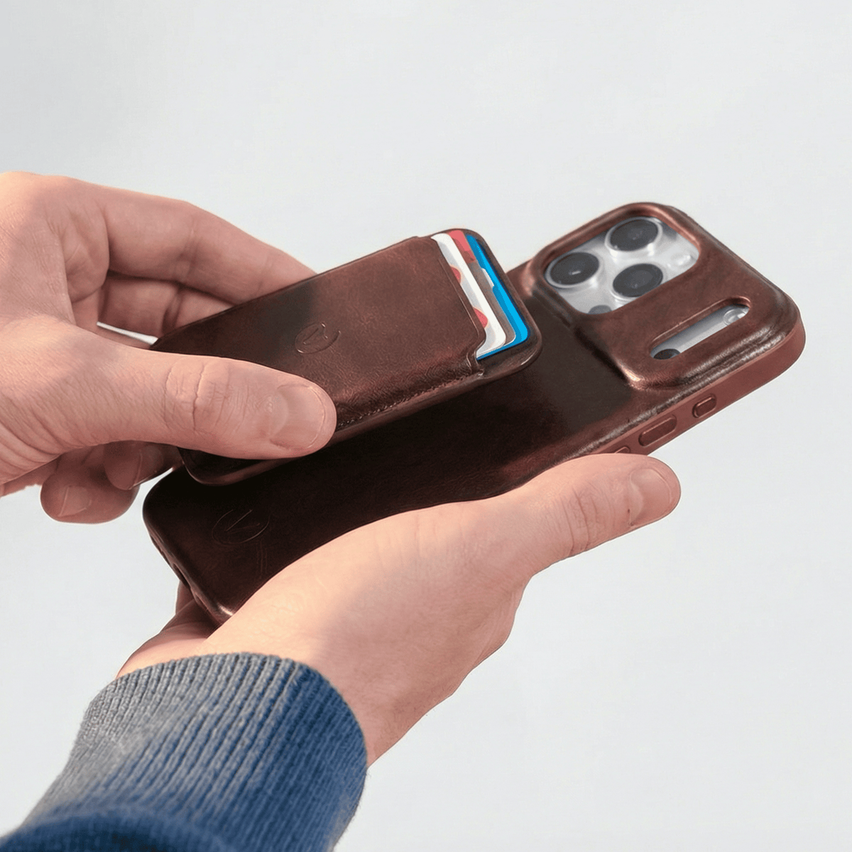 Full-grain leather wallet