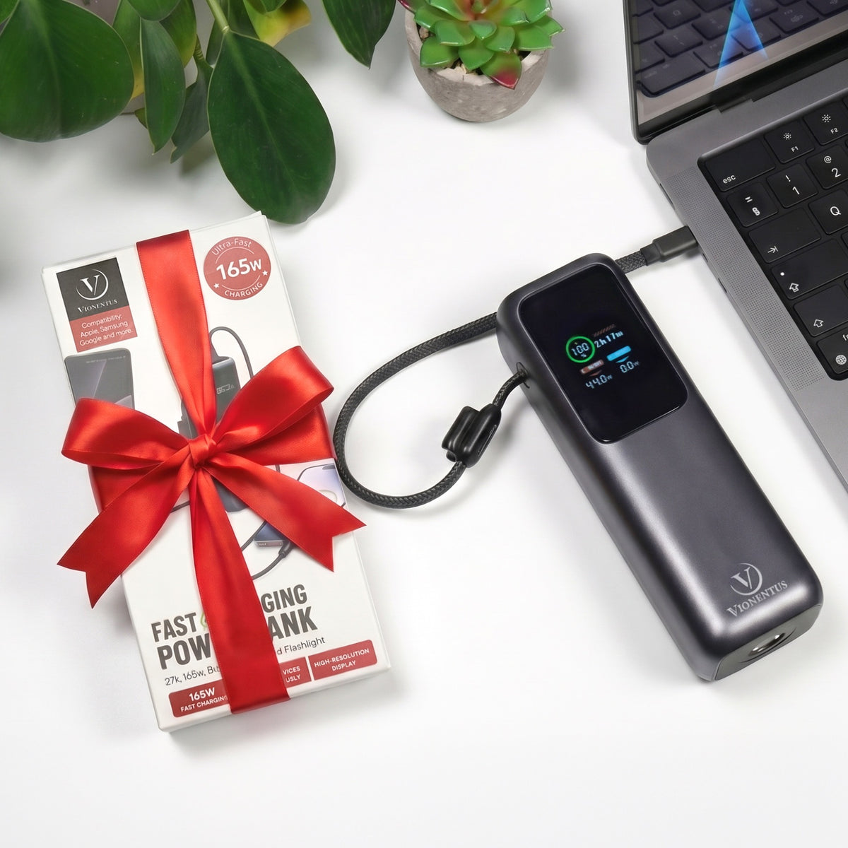 Viongo VN820 Power Bank 165W Fast Charging 27000mAh