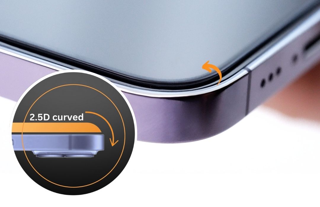 2.5D curved edge